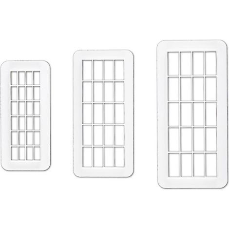 Moules à gâteaux, emporte-pièces pour biscuits et fondant, emporte-pièces géométriques pour la décoration de gâteaux d'anniversaire et de cupcakes, bande de gaufrage rectangulaire (1/4)