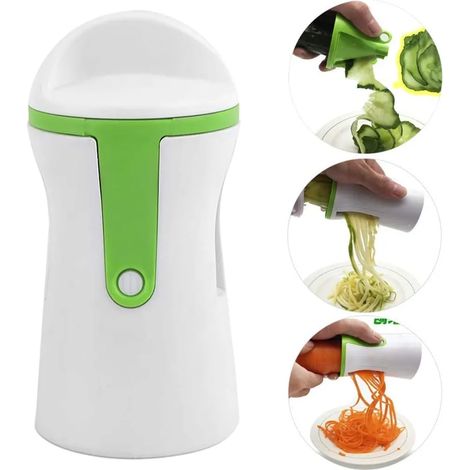 Handgemüse-Schneidemaschine, Spiralschneider-Komplett-Bundle-Verkauf Spiralschneider Gemüseschäler Pastamaschine Low Carb (1/3)