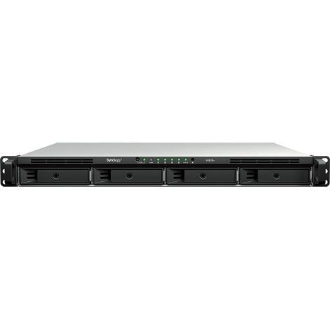 Synology RackStation RS826 server NAS e di archiviazione Rack (1U) AMD Ryzen V1500B 4 GB DDR4 0 TB DiskStation Manager Nero, Grigio (1/4)