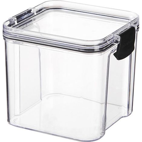 Boîtes de rangement hermétiques pour nourriture animaux, lot de 2 récipients en plastique avec couvercle sécurisé, empilables pour stockage pratique (1/5)