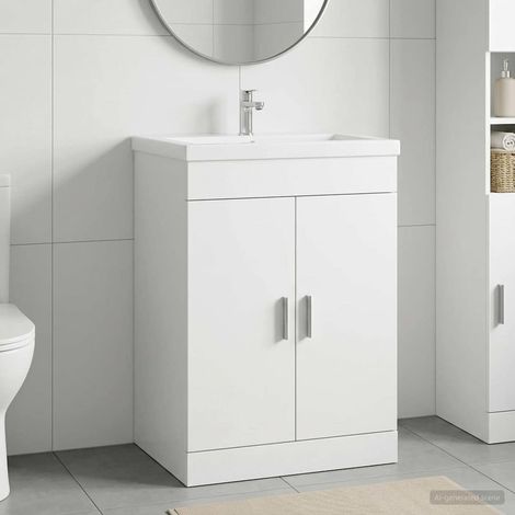 Gabinete de baño debajo del lavabo  56 x 37,5 x 81 cm