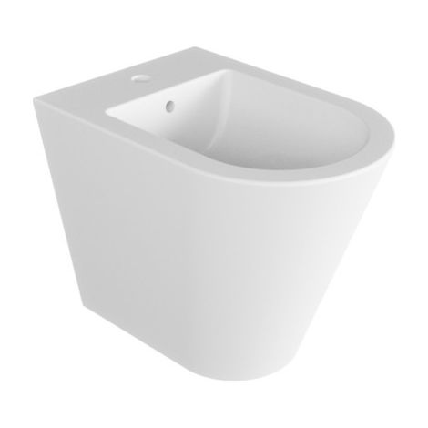 Bidé de suelo 37x54 cm en cerámica blanco brillo - Azzurra Ceramica  Forma