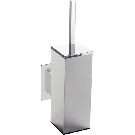 BELTRAN 73354 COMPLEMENTOS Escobillero Cuadrado Colgar En Pared Cromo Adhesivo - ref: 064-73354