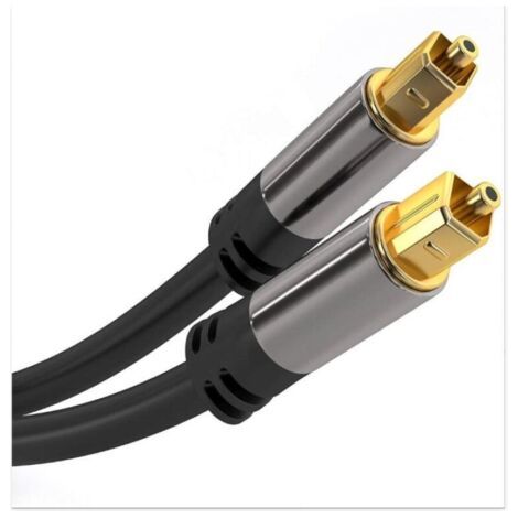 QORVA-Câble audio numérique optique 2 m pour home cinéma, PS4, XBOX