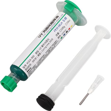 2 pièces encre de masquage pour PCB, protection isolante BGA, résine photosensible UV, pour entretien ordinateur et téléphone portable (1/5)