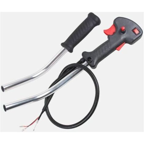 Ensemble de rechange pour interrupteur d'accélérateur et poignée, spécialement conçu pour les tronçonneuses coudées, longueur totale 100 cm, compatible avec les commandes de différents modèles de tron