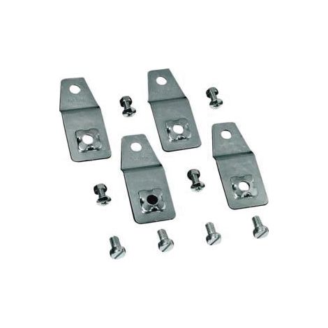 Montants de fixation Hager fl85z métal durable 4 pièces