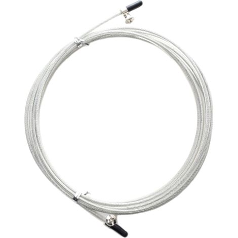 Corde À Sauter En Câble D'acier Inoxydable Revêtue De Nylon - 2,5 Mm - Pour Adulte - Hauteur Réglable - 1 Pièce (1/5)