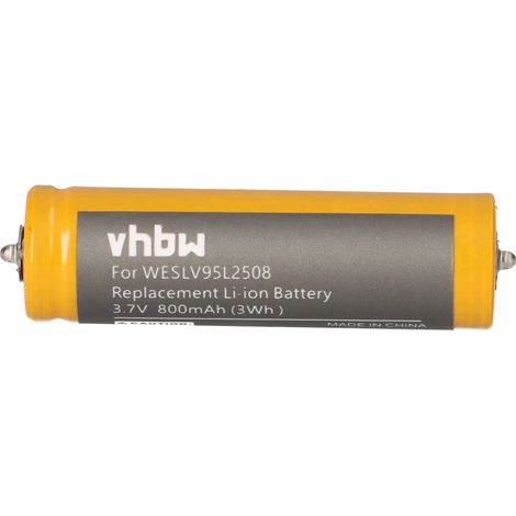 vhbw Akku kompatibel mit Panasonic EH-TSC6D (PA / EC), EH-TST6D (PA / EC) Rasierer Haarschneider (800mAh, 3,7V, Li-Ion) (1/5)