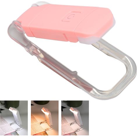 Wiederaufladbare Notenleselampe über USB, tragbare Mini-Klemmleuchte für den Schreibtisch, Klemmtaschenlampe für Bücher. (1/5)