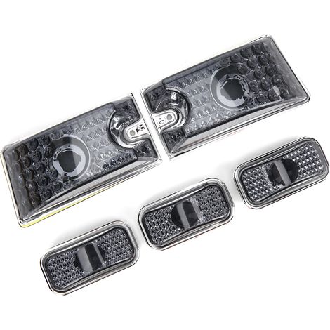 Feu de toit LED fumé 15060523 avec ampoule jaune pour Hummer H2 SUT 2005‑2009, éclairage arrière de cabine teinté, remplacement direct (1/5)