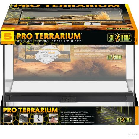 Pro Terrarium de Cristal Exo Terra Pequeño 45x45cm
