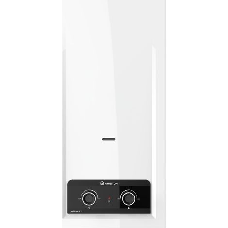 Calentador a gas atmosférico instantaneo, Ariston, Akros R X 11 litros, Gas Butano/Propano, Clase Energetica A