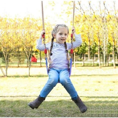 Grüner Kinderschaukelsitz, maximale Belastbarkeit 113 kg (1/4)