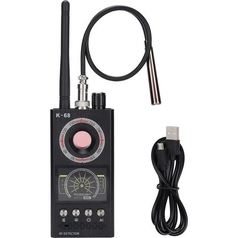 Détecteur de Signaux Haute Sensibilité K‑68 pour GSM, GPS et Écoute Cachée