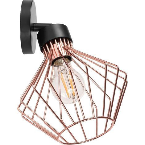 WANDLAMPE LOFT ROSE BLACK APP534-1W