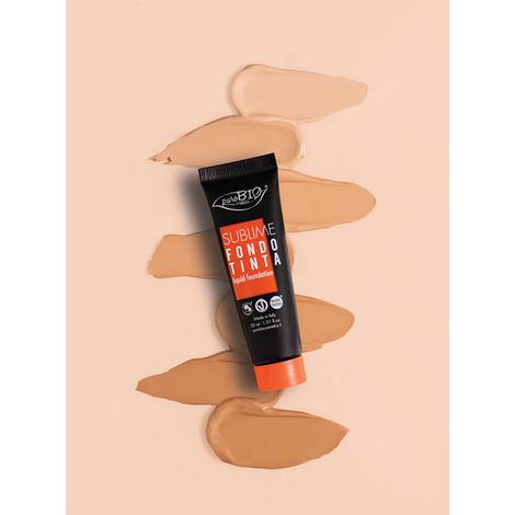 puroBIO SUBLIME 03 Base de maquillaje matificante y cubriente (1/4)