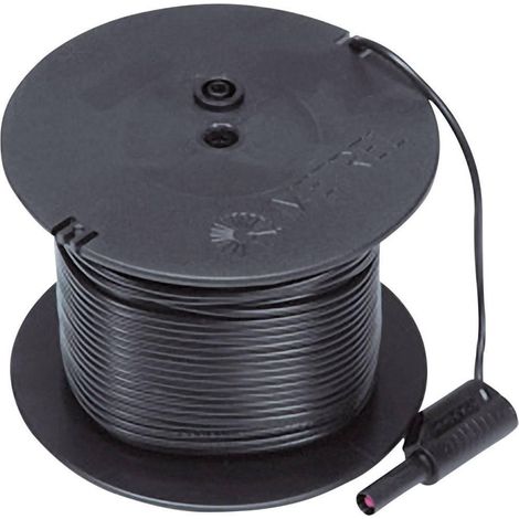 Metrel 20991114 A 1164 cable de prueba negro 50 metros
