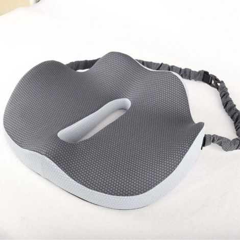 Cuscino ortopedico per sedia, in memory foam a media rigidità, ideale per sedia da ufficio, auto, gaming e sedia a rotelle, dal design ergonomico.