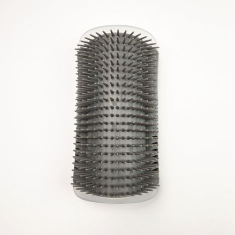 1 brosse de toilettage pour chat, grand format ergonomique, anti-démangeaisons et épilation, griffoir intégré, usage intérieur (1/5)