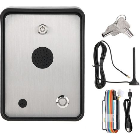 Audio intercom, access controller, two-way voice-activated dual-relay door opener for individual entrance doors (1/5)