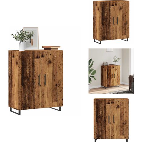Sideboard Altholz-Optik 69,5x34x90 cm Holzwerkstoff - Sideboard - Sideboards - Buffetschrank - Schrank (1/5)