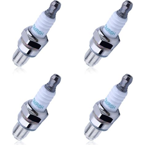 Lot de 4 Bougies CMR6H, Pièces de Rechange NGK OEM Convient pour Stihl FS90 FS100 FS110 HL90 HL110 HT100 KM90 BR500 Coupe-Bordure Débroussailleuse (1/5)