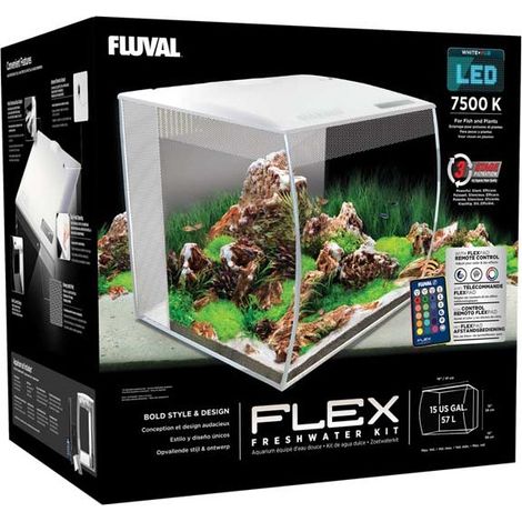 Flex Flex Aquarium 57 l Blanco