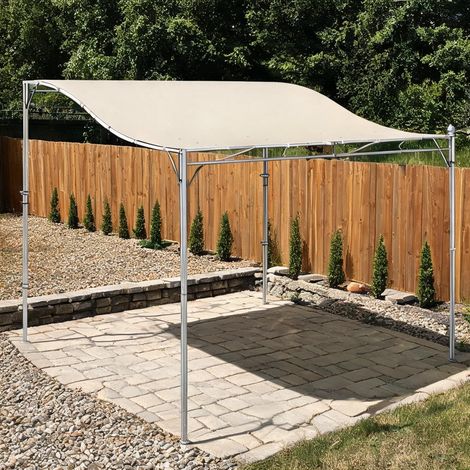 Tonnelle de jardin en polyester 298 x 293 x 1 cm (1/5)