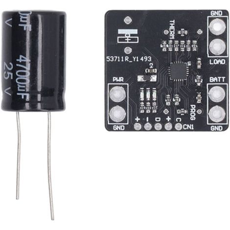 Module de charge MCP73871 pour batterie lithium-ion 4.2V 1A - Carte de recharge rapide (1/5)