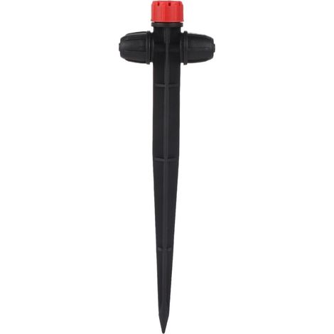 Arroseur de diffuseur de connexion de verrouillage de système d'irrigation de jardin, goutteur de support à 8 trous, émetteur d'irrigation d'arrosage de légumes de pelouse de jardin