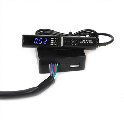 Universeller 12V-Turbo-Timer für Autos, blaue digitale LED-Anzeige, Kfz-Motortimer (1/5)