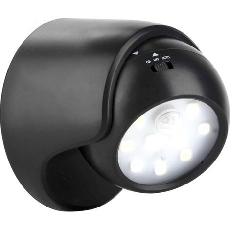 LED-Außenstrahler, Außenstrahler mit Bewegungsmelder, kabelloser LED-Fluter für den Außenbereich, 1000 Lumen, abnehmbare Kugel, 360°-Drehung und Neigung, batteriebetrieben (1/5)