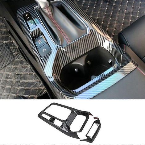 Autocollant de garniture de panneau de levier de vitesse central, accessoire intérieur de voiture (1/4)
