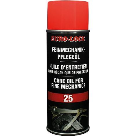 Huile pour la mécanique EURO LOCK LOS 25 spray a pulvériser 400ml
