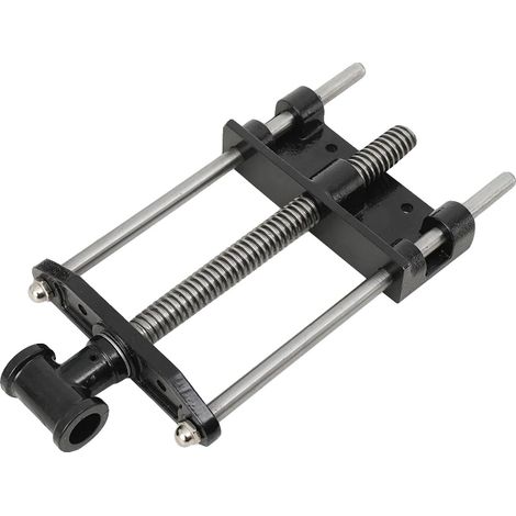 Presse à table, fonte, 300 x 180 mm, 4 kg, Compatible avec le travail du bois et l'ingénierie, Double guides pour précision (1/5)