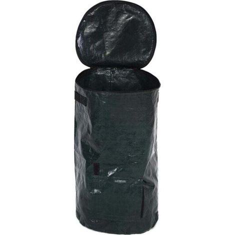 Rubberskin Sac de Compostage PE Fruits de Compostage Cuisine Déchets Fermentation Déchets de Cuisine Sac de Jardin Durable Cali Secrets Cultivateurs Sac d'alimentation Compostage Environnemental (45 x (1/4)