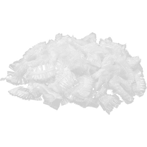 200 Pièces Caches-Oreilles Jetables Transparents, Protège-Oreilles Imperméable Élastique pour Teinture Capillaire (1/5)