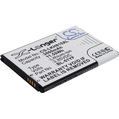 Batterie 3.85V 3Ah Li-ion pour LG DS1402