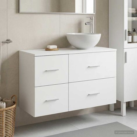 Juego de muebles de baño 2 pcs  Madera de ingeniería