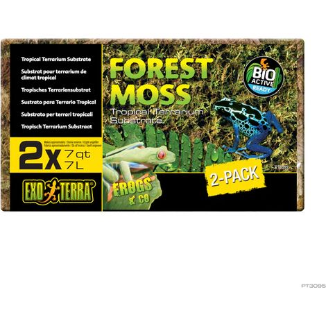 Exo Terra Forest Moss - Musgo Natural - 2x7 L