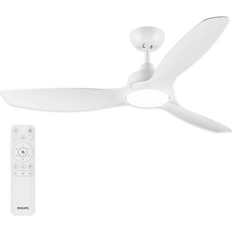 [GEBRAUCHT] B-Ware Philips Deckenventilator Ventilator LED Licht Weiß Fernbedienung Wohnzimmer (1/2)