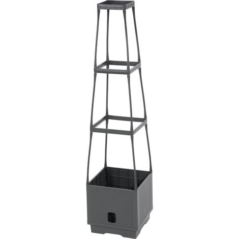 Blumenkasten Strend Pro Herrison FP8018, mit Stützturm, 250x250x1050 mm