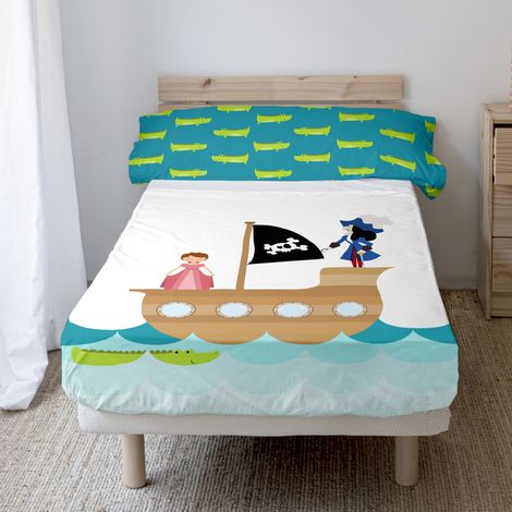 Flying boy Juego de sábanas 2 piezas 180x270 cm (Cama 105) (1/5)