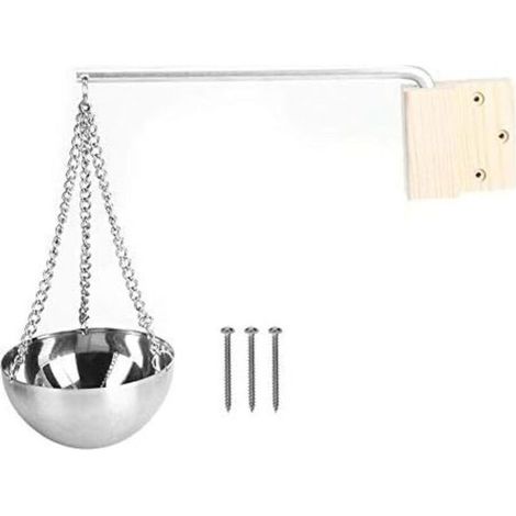 12CM Bol d\'herbes de Sauna Durable, Bol de Sauna en Acier Bol d\'arôme de Sauna Tasse Bol d\'huile Essentielle Accessoires de Salle de Sauna (1/5)