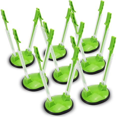 Support Pour Sachets Alimentaires - Réglable En Hauteur - Base Antidérapante - Plie À Plat - Lot De 8 (1/5)