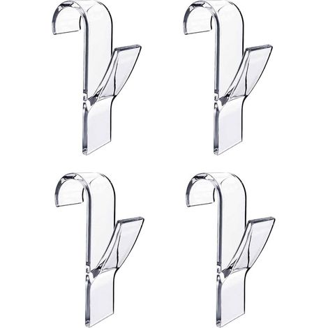 Crochets porte-serviettes pour radiateur Longziming – Lot de 4 – Pour tubes chauffants ronds – Porte-serviettes – Cuisine et salle de bain (1/5)