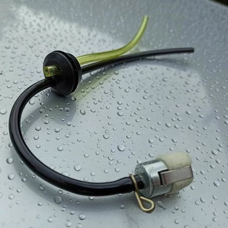 Joint de réservoir universel en aluminium Ø 22 mm Compatible avec durite d'essence compatible débroussailleuses et tronçonneuses - (1/5)