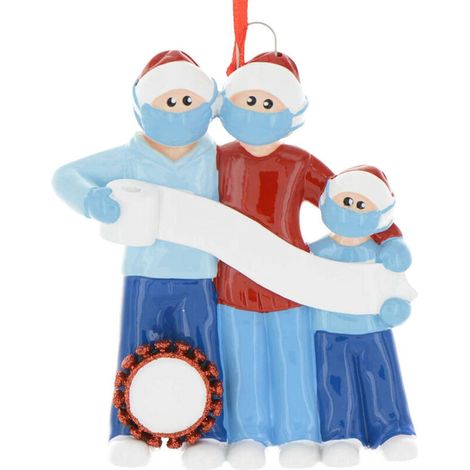Noel Poupees Mignon Arbre De Noel Ornement D'Arbre De Noel Hanging Decoration De Noel Pour La Maison, 3 Personnes (1/3)