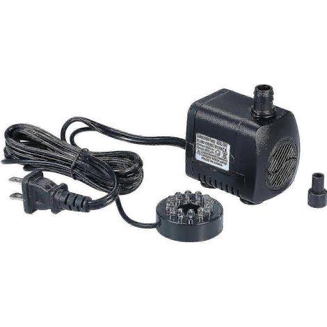 Pompe submersible LED, 800 litres/heure, pompe à eau ultra-silencieuse pour aquarium, bassin et fontaine, prise britannique. (1/5)